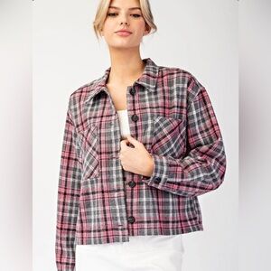 EE: Some Plaid Jacket in Pink and Gray